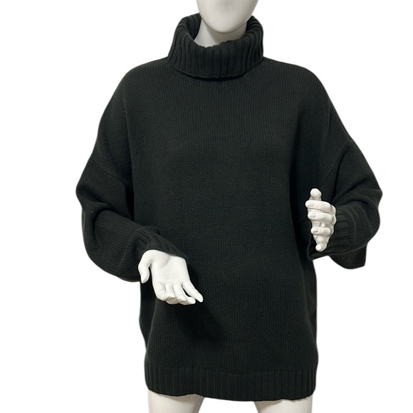 Jenni Kayne Cashmere Porter Turtleneck Sweater Size L - Picture 1 of 6
